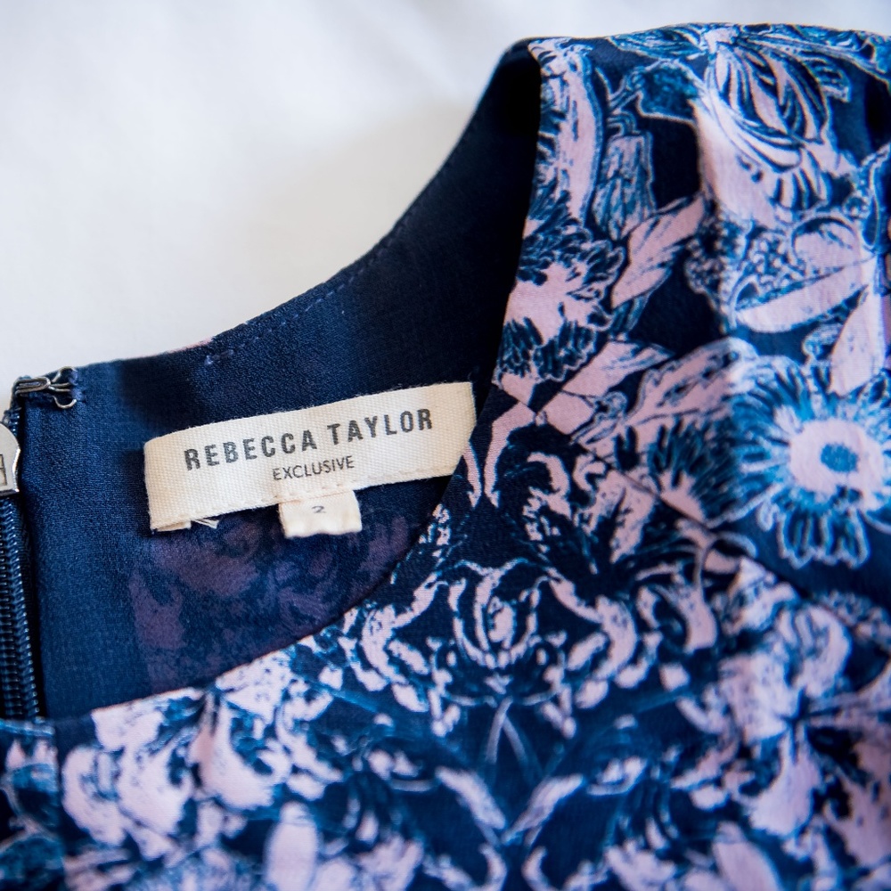 Rebecca Taylor silk floral dress, size 2